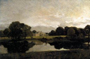 Malvern Hall in Warwickshire Oil painting by John Constable