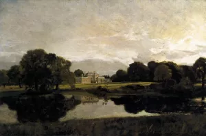 Malvern Hall in Warwickshire by John Constable Oil Painting