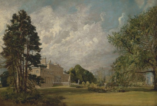 Malvern Hall, Warwickshire  by John Constable - Hand-Painted Oil Painting Reproduction