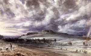 Old Sarum Oil painting by John Constable