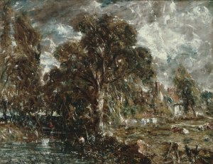 On the River Stour by John Constable Oil Painting