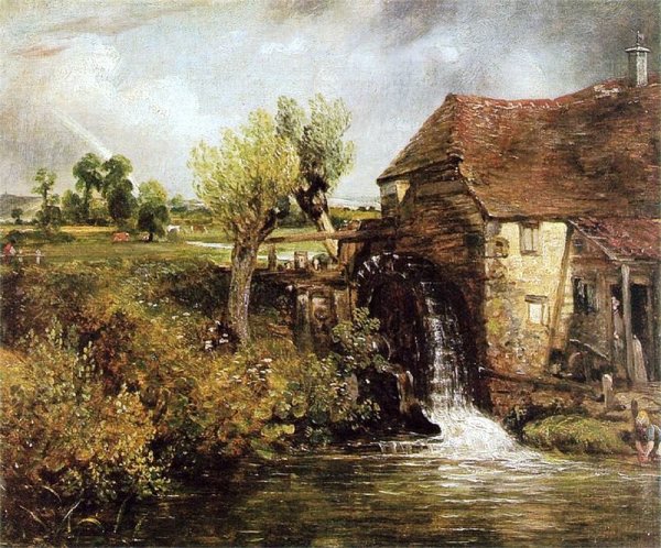 Main Product Photo of Parham's Mill, Gillingham, Dorset Painting by John Constable
