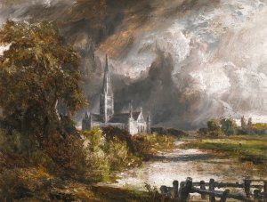 Salisbury Cathedral From The Meadows by John Constable Oil Painting