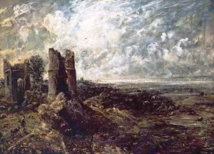 Sketch for Hadleigh Castle by John Constable Oil Painting