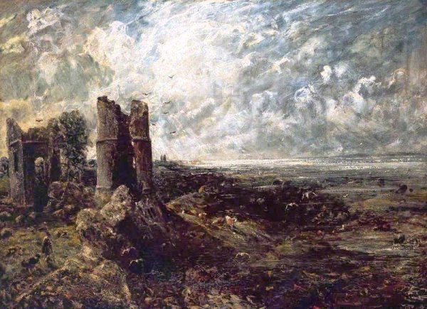 Sketch for Hadleigh Castle by John Constable - Hand-Painted Oil Painting Reproduction