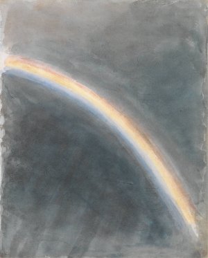 Sky Study with Rainbow by John Constable Oil Painting
