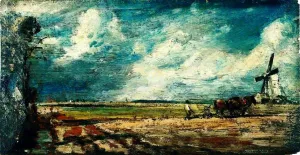 Spring: East Bergholt Common painting by John Constable
