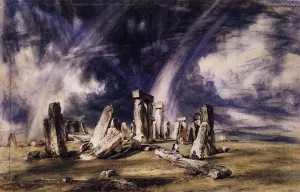 Stonehenge by John Constable Oil Painting