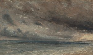Stormy Sea, Brighton by John Constable Oil Painting