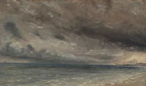 Stormy Sea, Brighton by John Constable Oil Painting