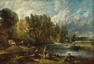 Stratford Mill by John Constable Oil Painting