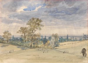 Suffolk Landscape Oil painting by John Constable