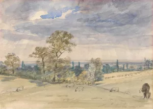 Suffolk Landscape by John Constable Oil Painting