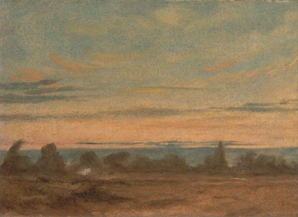 Summer, Evening Landscape by John Constable - Hand-Painted Oil Painting Reproduction