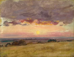 Summer Evening With Storm Clouds by John Constable Oil Painting