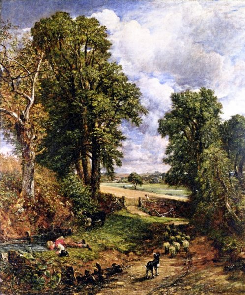 Main Product Photo of The Cornfield Painting by John Constable