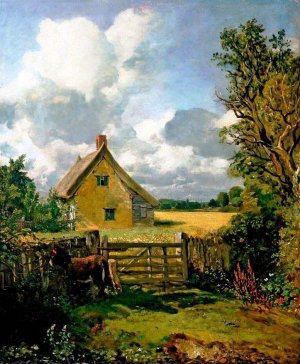 The Cornfield Oil painting by John Constable