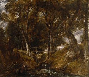 The Dell at Helmingham Park by John Constable Oil Painting