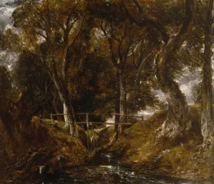 The Dell at Helmingham Park by John Constable Oil Painting