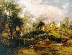 The Glebe Farm Oil painting by John Constable