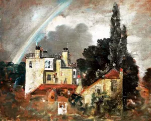 The Grove, or the Admiral's House, Hampstead by John Constable - Oil Painting Reproduction