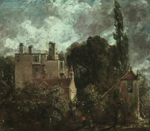 The Grove, or the Admiral's House in Hampstead by John Constable Oil Painting