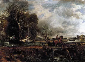 The Leaping Horse by John Constable Oil Painting