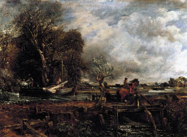 The Leaping Horse by John Constable - Hand-Painted Oil Painting Reproduction
