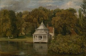 The Quarters behind Alresford Hall by John Constable Oil Painting