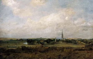 View of Salisbury by John Constable Oil Painting