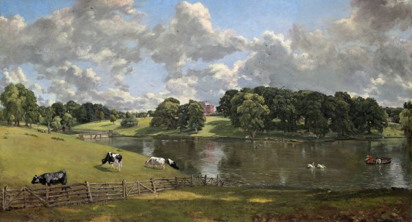 Wivenhoe Park,Essex  by John Constable - Hand-Painted Oil Painting Reproduction