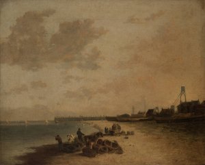 Yarmouth Beach by John Crome Oil Painting
