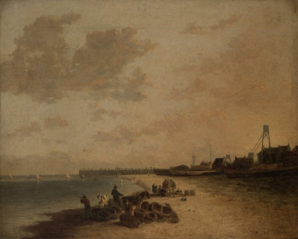 Main Product Photo of Yarmouth Beach Painting by John Crome