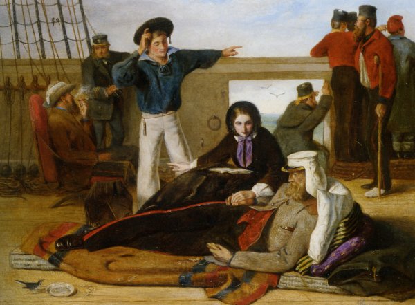 Nearing Home by John Dalbiac Luard - Hand-Painted Oil Painting Reproduction