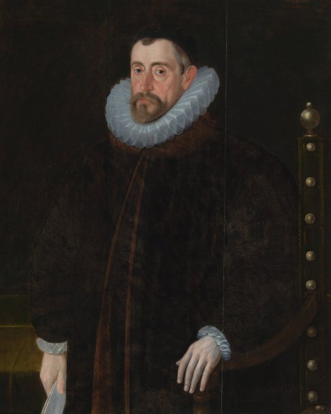 Sir Francis Walsingham by John De Critz - Hand-Painted Oil Painting Reproduction