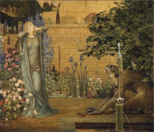 Beauty And The Beast by John Dickson Batten Oil Painting