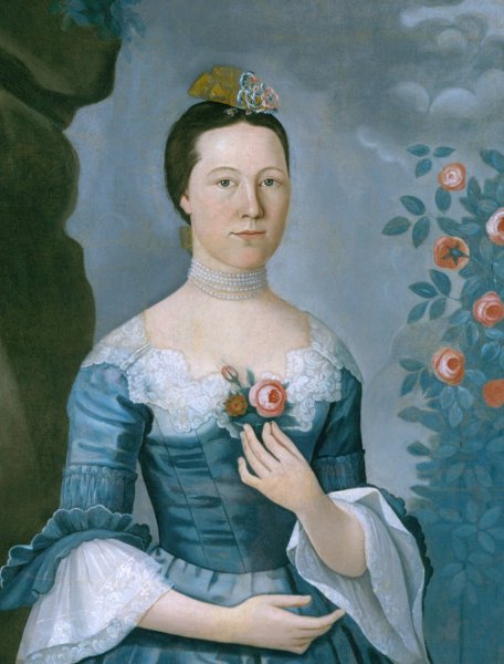 Susannah or Mary Bontecou  by John Durand - Hand-Painted Oil Painting Reproduction