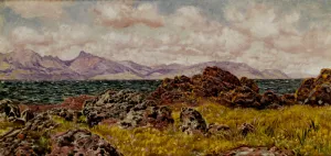 Farland Rocks painting by John Edward Brett