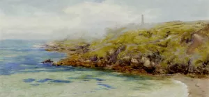 Fermain Bay, Guernsey painting by John Edward Brett