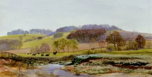 Springtime Near Morden painting by John Edward Brett