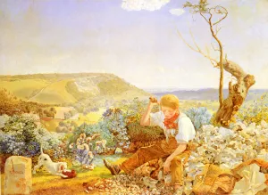 The Stonebreaker painting by John Edward Brett