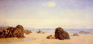 These Yellow Sands painting by John Edward Brett