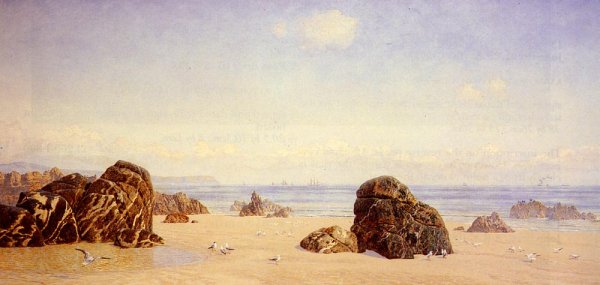 Main Product Photo of These Yellow Sands Painting by John Edward Brett