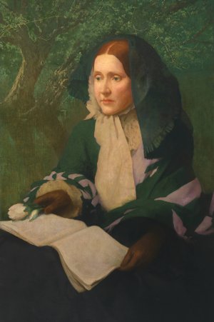 Julia Ward Howe by John Elliott Oil Painting