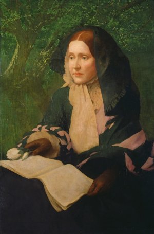 Julia Ward Howe by John Elliott Oil Painting