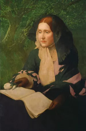 Julia Ward Howe by John Elliott Oil Painting