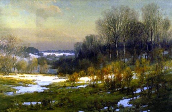 Main Product Photo of Melting Snow Painting by John Elwood Bundy