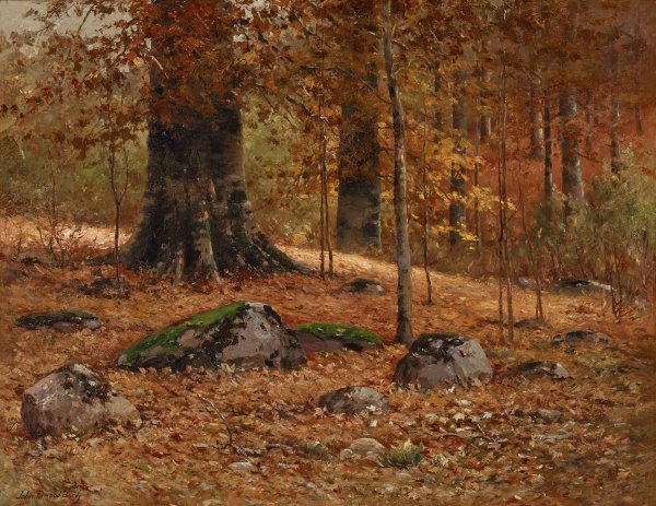 Monarch Beech  by John Elwood Bundy - Hand-Painted Oil Painting Reproduction