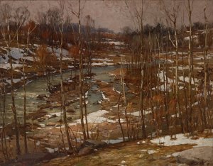 Wane of Winter by John Elwood Bundy Oil Painting