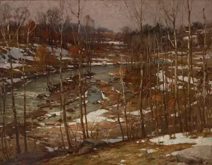 Wane of Winter by John Elwood Bundy Oil Painting
